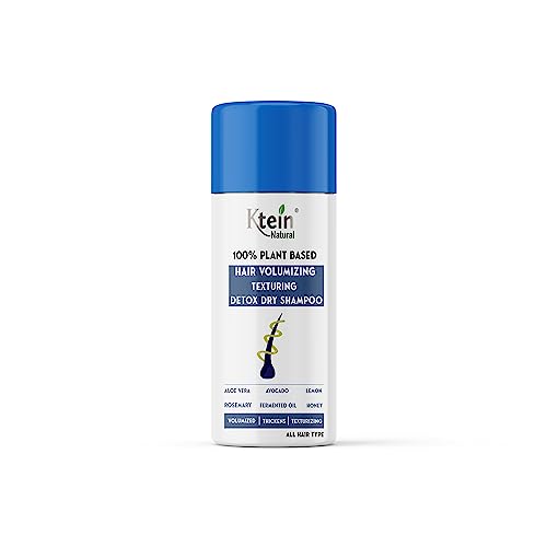 Ktein Natural 100% Plant Based Volumizing | Texturing Hair Detox Dry Shampoo Powder for Thickening Hair