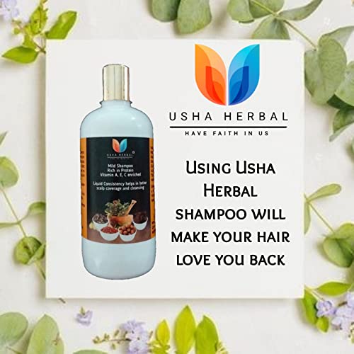 Usha Herbal 2 in 1 Shampoo & Conditoner