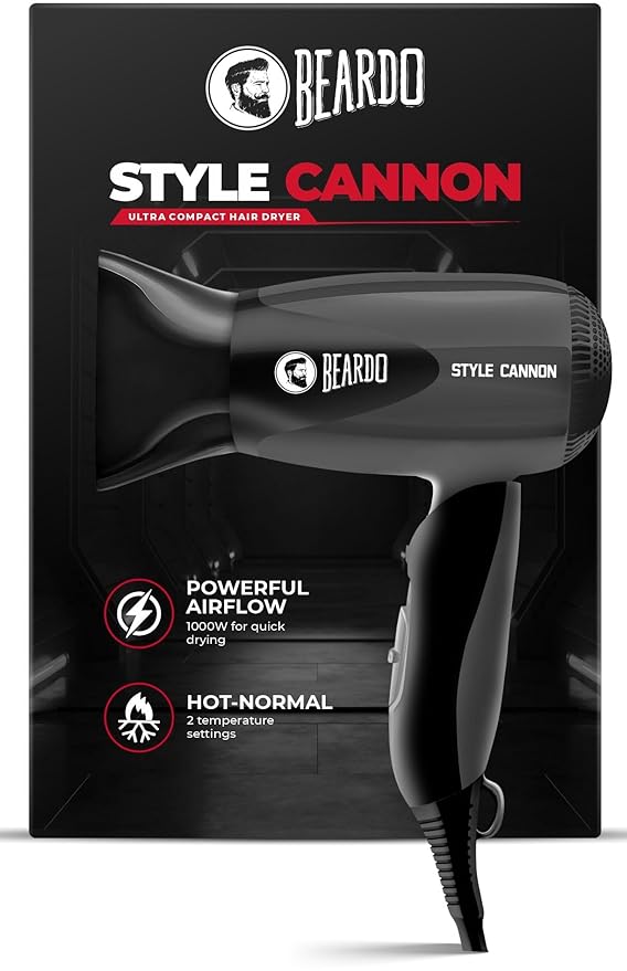 Beardo Style Cannon Hair Dryer - 1000 Watts