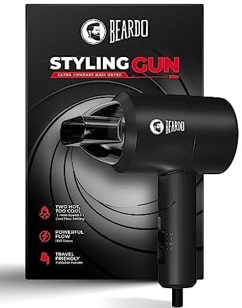 Beardo Styling Gun Foldable Hair Dryer - 1100 Watts
