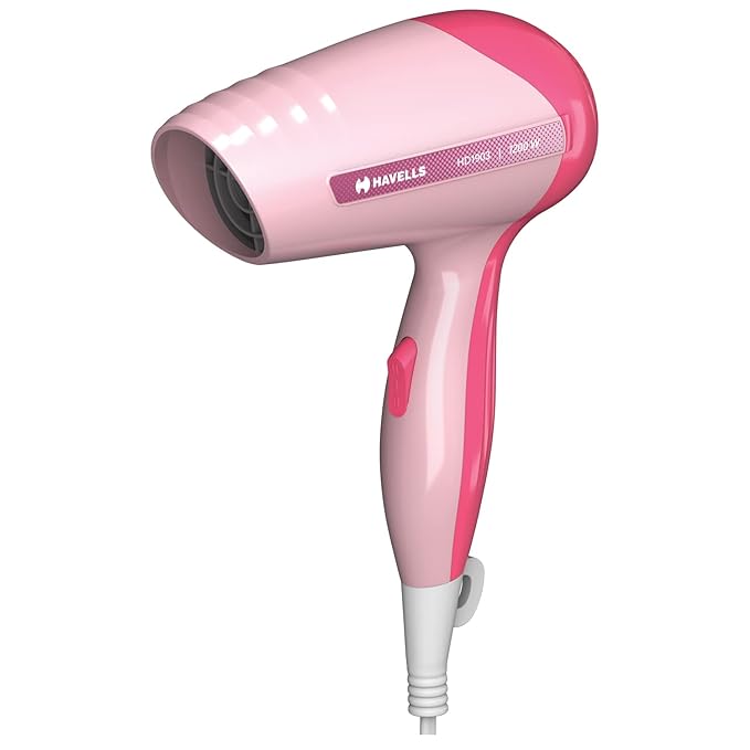 Havells HD1903 1200 Watts Powerful Hair Dryer | 2 Heat (Hot & Warm) Settings | Premium Pink