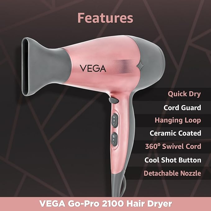 Vega VHDH-25 Hair Dryer - 2100 Watts