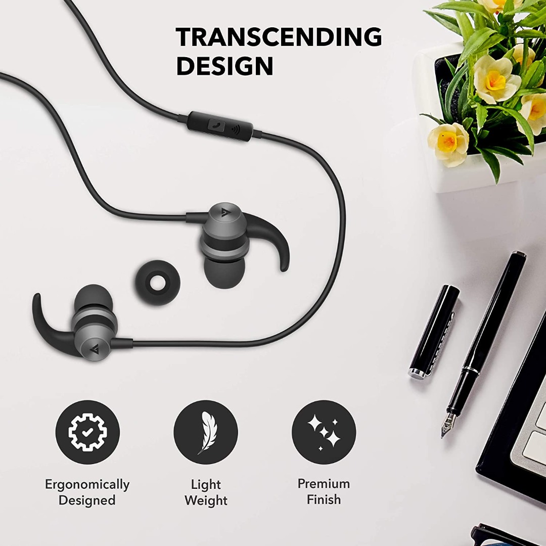 Boult Audio BassBuds X1 Wired Earphones