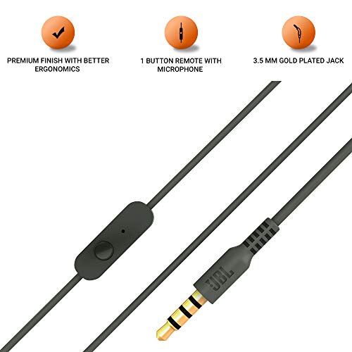JBL C200SI Super Deep Bass in-Ear Premium Headphones with Mic