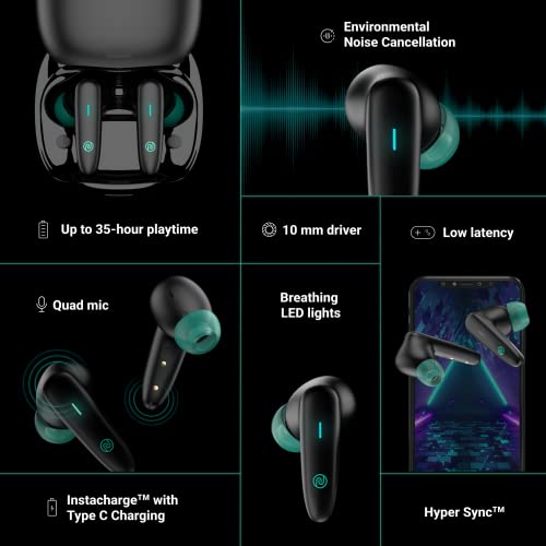Noise Buds Vs402 Truly Wireless Earbuds | Neon Black