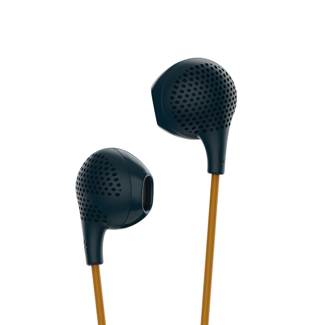 boAt BassHeads 104 In-Ear Wired Headphones | Super Extra Bass | HD Audio | Built-in Mic | Tangle Free Cable | Comfortable Fit Earphones
