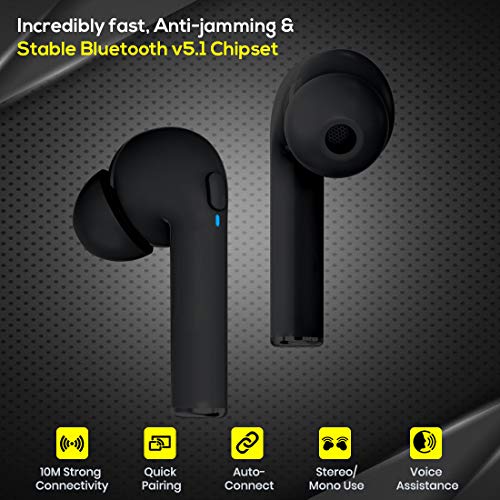 pTron Bassbuds Vista Truly Wireless Earbuds