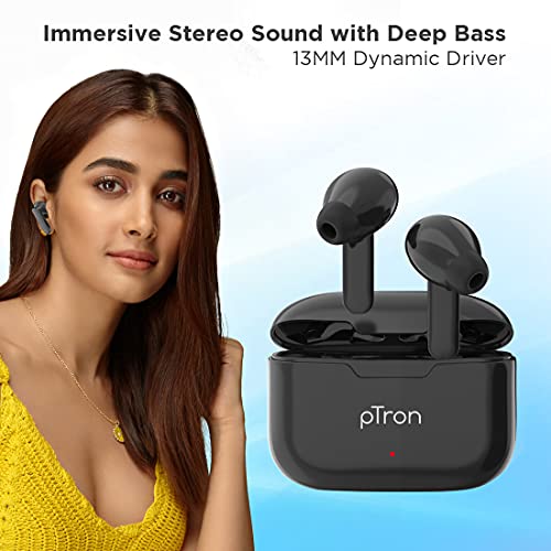 pTron Bassbuds Duo Truly Wireless Earbuds