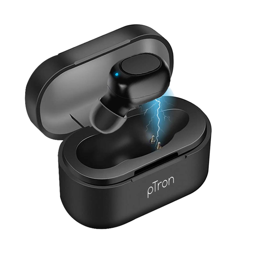 pTron Atom in-Ear Mono Bluetooth 5.0 Wireless Headphone