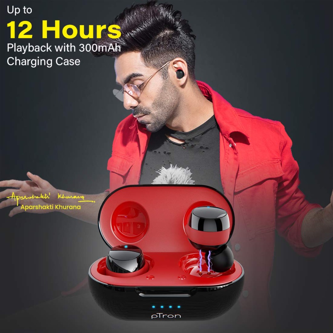 pTron Bassbuds Elite Truly Wireless Earbuds