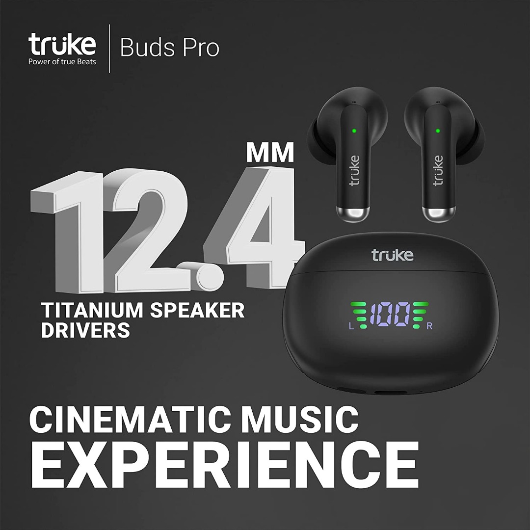 truke Buds PRO Hybrid Truly Wireless Earbuds With ANC