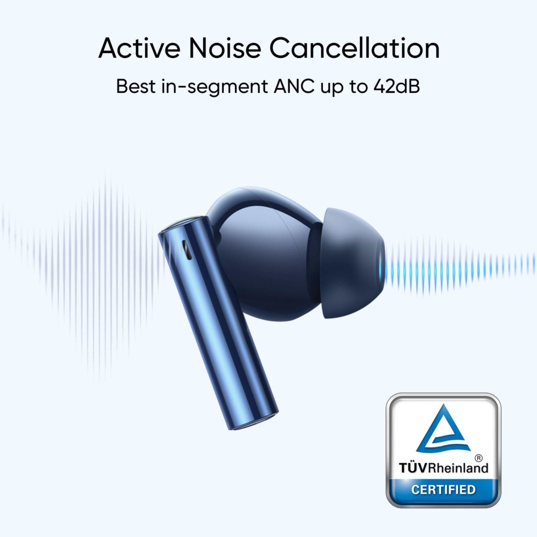 Realme Buds Air 3 In-Ear Truly Wireless Earbuds With ANC