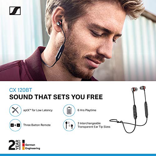 Sennheiser CX 120BT In-Ear Wireless Neckband