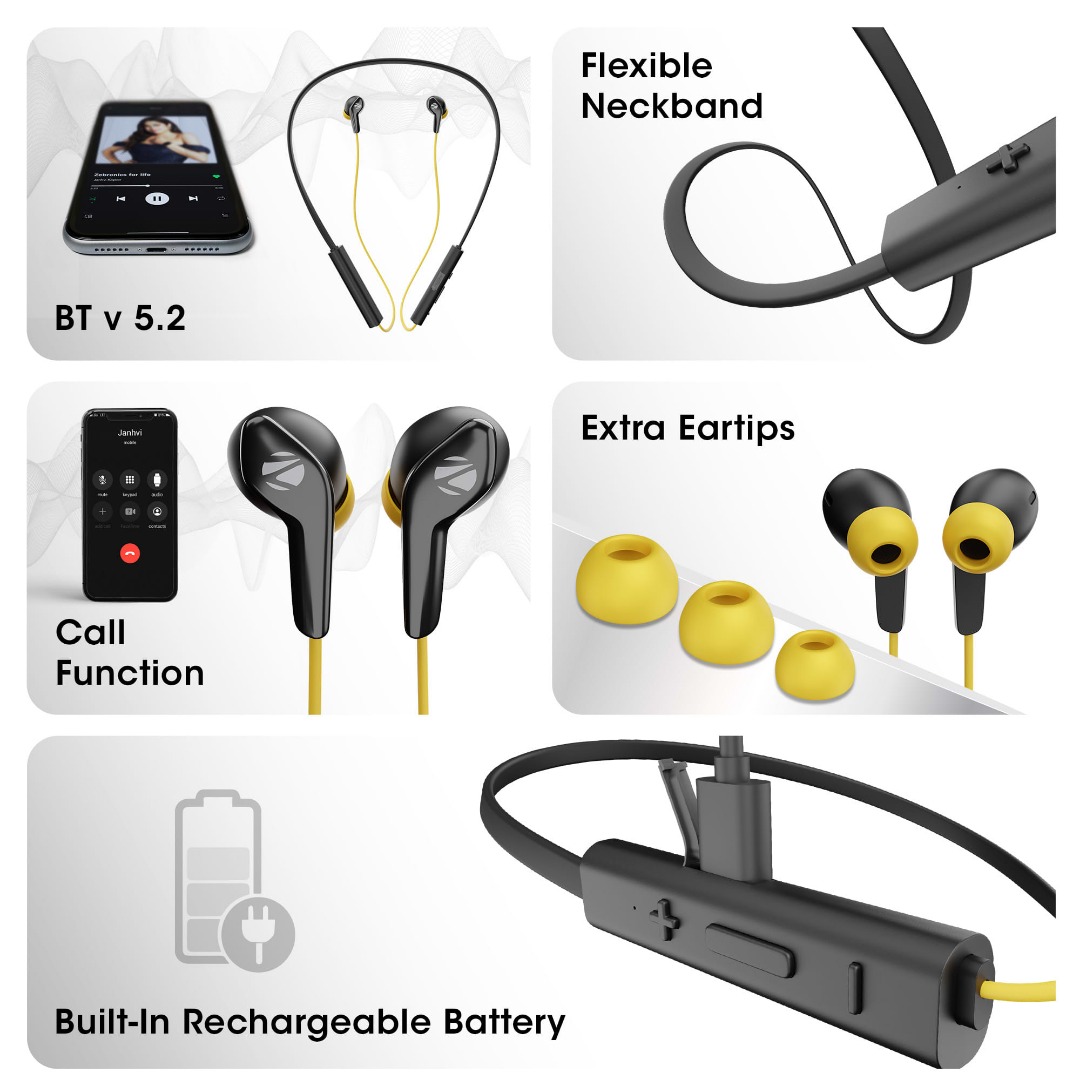 Zebronics Yoga 4 In-Ear Wireless Neckband