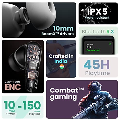 Boult Audio X10 Truly Wireless Earbuds