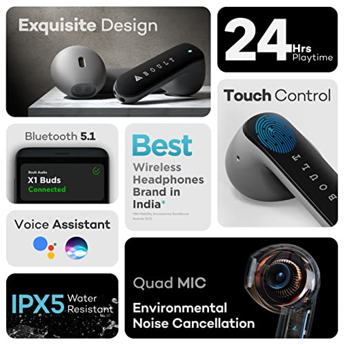 Boult Audio AirBass X1 Earbuds