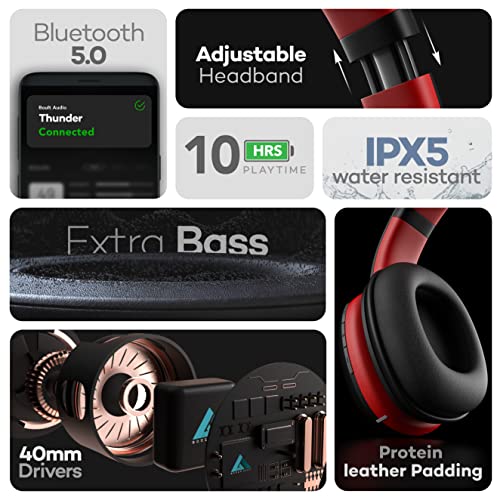 Boult Audio ProBass Thunder Over-Ear Wireless Headphones
