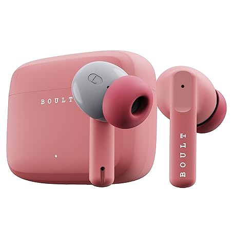 Boult Audio Z60 Truly Wireless in Ear Earbuds | Flamingo Pink