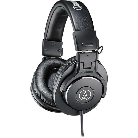 Audio-Technica Ath-M30X Wired On Ear Headphones Without Mic