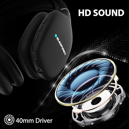 Blaupunkt BH31 Bluetooth Wireless Over Ear Headphone