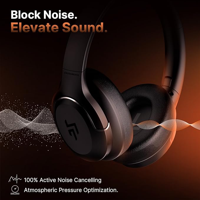 CrossBeats Roar 20 Wireless Over Ear Headphone With ANC