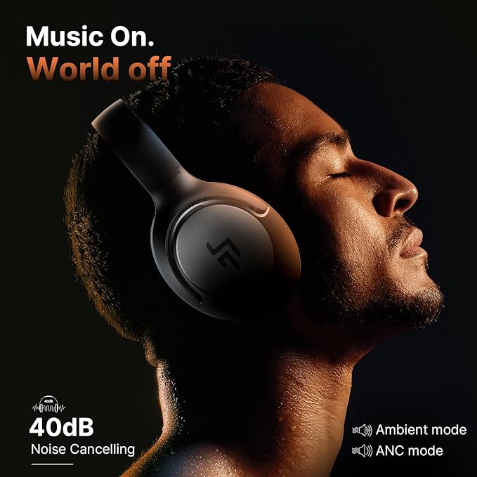 CrossBeats Roar 20 Wireless Over Ear Headphone With ANC