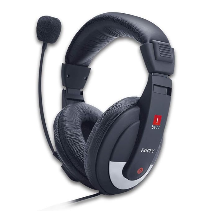 Iball Rocky Wired Over Ear Headphone