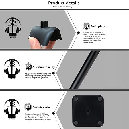 Oivo India Headphone Stand Headset Holder