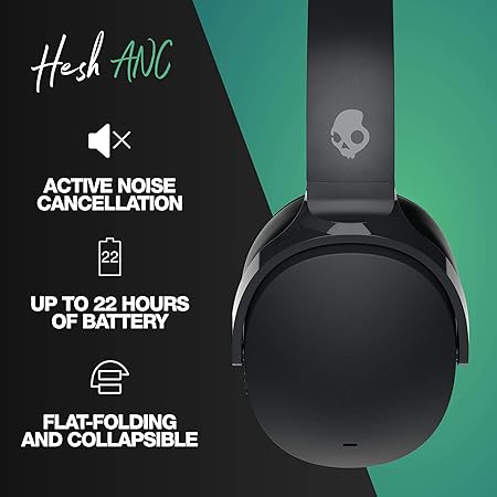 Skullcandy Hesh Wireless Over-Ear Headphone with ANC