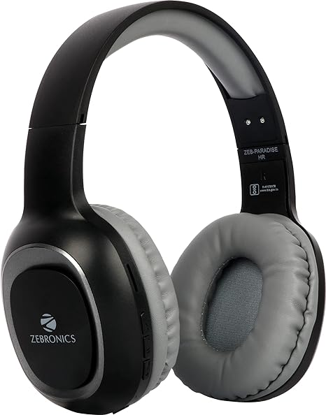 Zebronics Zeb-Paradise Bluetooth Wired Over Ear Headphones With Mic