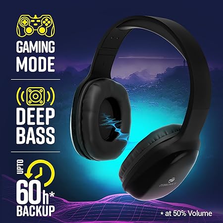 Zebronics Zeb-Thunder Pro On-Ear Wireless Headphone