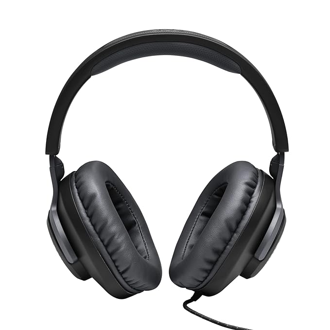 JBL Quantum 100 Wired Over Ear Gaming Headphones with Mic