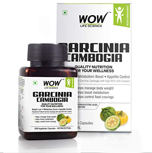 WoW Garcinia Cambogia Capsules, 60 Count