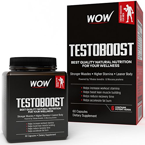 WoW Testoboost 550Mg, 60 Veg Capsules