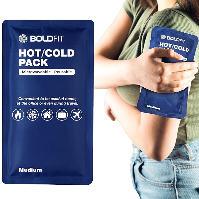 Boldfit Reusable Hot and Cold Ice Pack for Pain Relief Medium