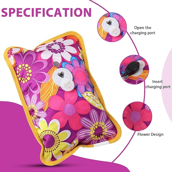 JINI COLLECTION Heating Bag Hot Water Bag Electric Heating Pad for Back Pain