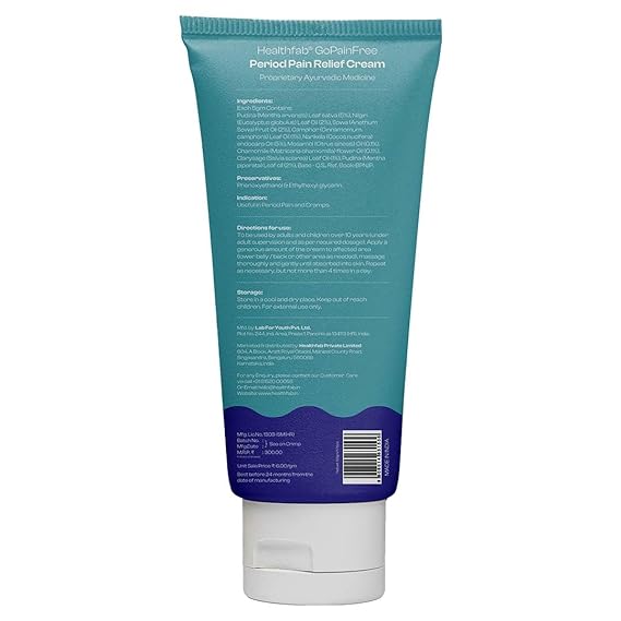 Healthfab The Fabulous You GoPainFree Period Pain Relief Cream