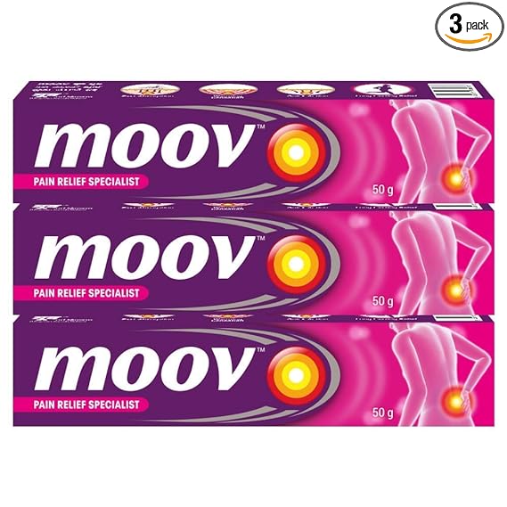 Moov Fast Pain Relief Cream (Pack of 3)