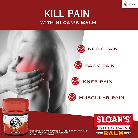 Sloans Balm Kills Severe Pain Power (Pack of 4)