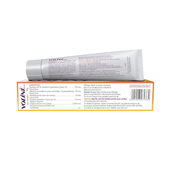 Volini Activ Pain Relief Gel