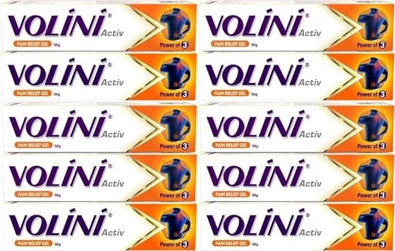 Volini Activ Pain Relief Gel (Pack of 10)