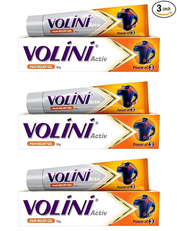 Volini Activ Pain Relief Gel (Pack of 3)