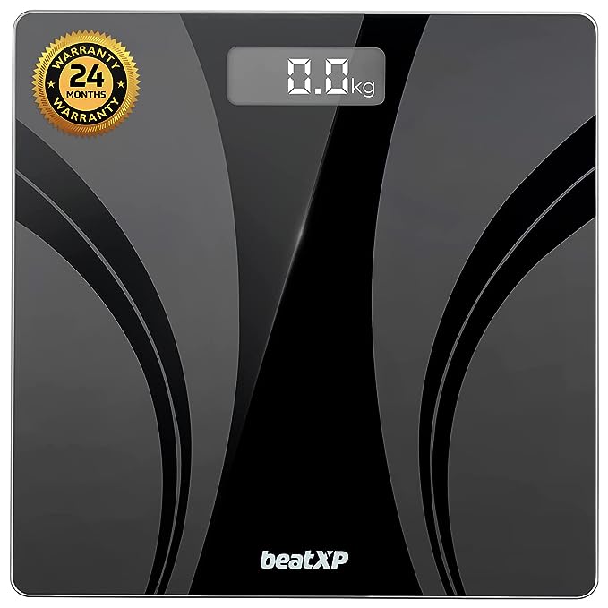 beatXP Actifit Breeze Digital Weighing Scale with Backlit LCD Panel