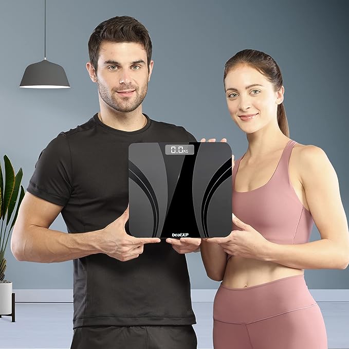 beatXP Actifit Breeze Digital Weighing Scale with Backlit LCD Panel