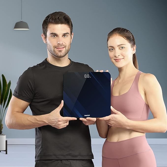 beatXP Optifit Glaze Digital Weighing Scale with Backlit LED Panel