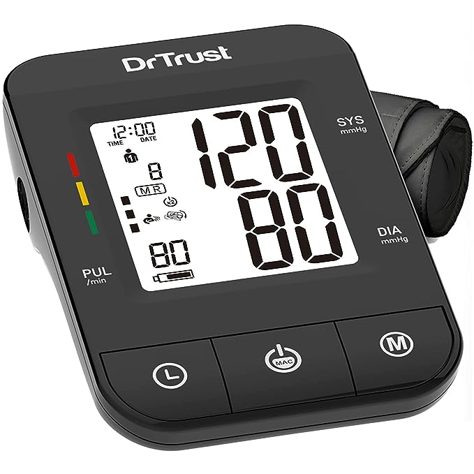 Dr Trust Fully Automatic Comfort Digital Blood Pressure Monitor Machine with Mdi Technology