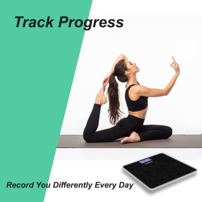 Healthgenie Digital Weight Machine For Body Weight Thick Tempered Glass HD-221