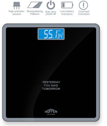 Hoffen Digital Electronic LCD Personal Body Fitness Weighing Scale HO-18