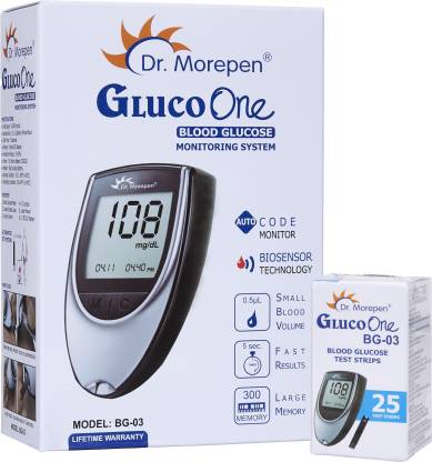 DRMorepen BG-03 Gluco One Blood Glucose Monitor