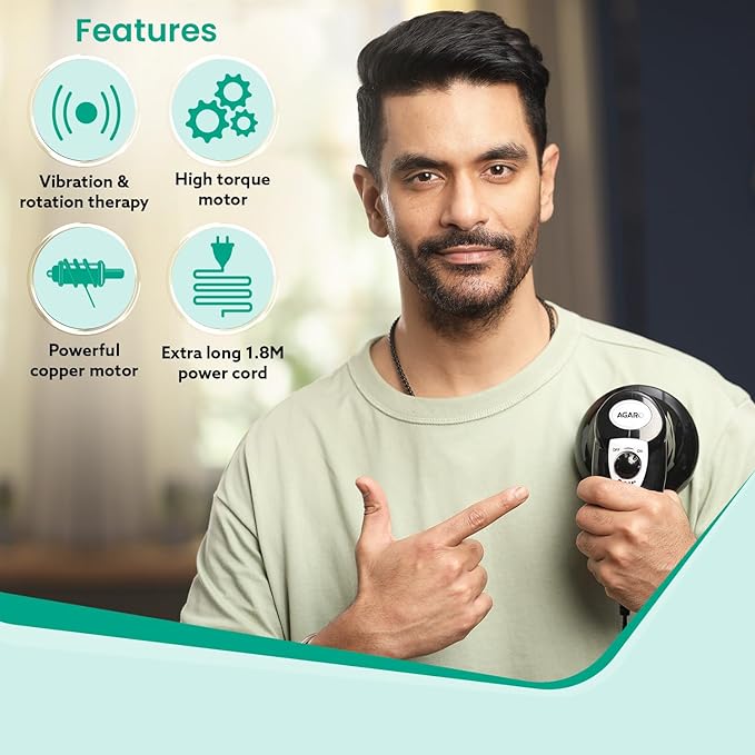 AGARO Atom Electric Handheld Full Body Massager